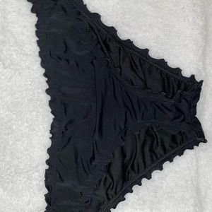 Black bikini bottom